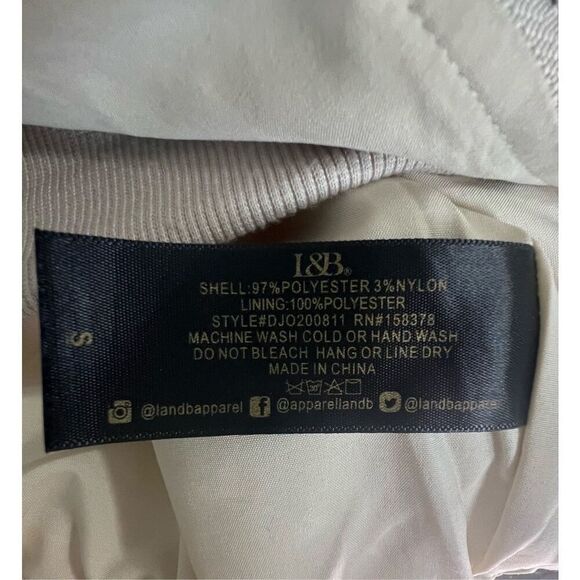 L&B Lucky And Blesses Zip Up Cactus Embroidered Bomber Jacket - Picture 6 of 6